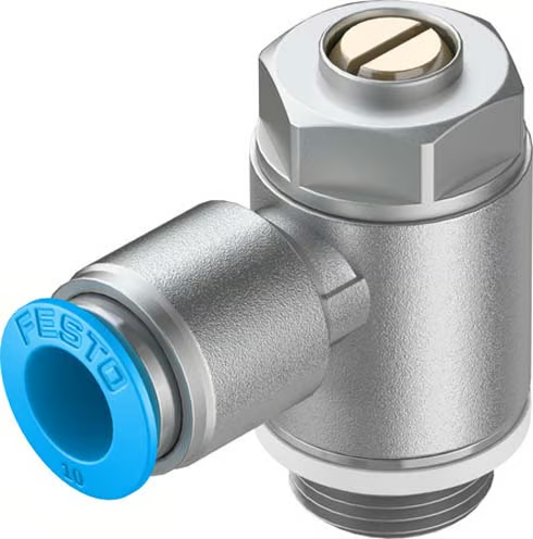 FESTO GRLA-3/8-QS-10-D one-way flow control valve