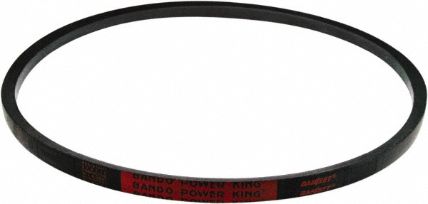 BANDO Cogged & Narrow V-Belt: Section A, 34.0000" Outside Length, 1/2" Belt Width Rubber, A32